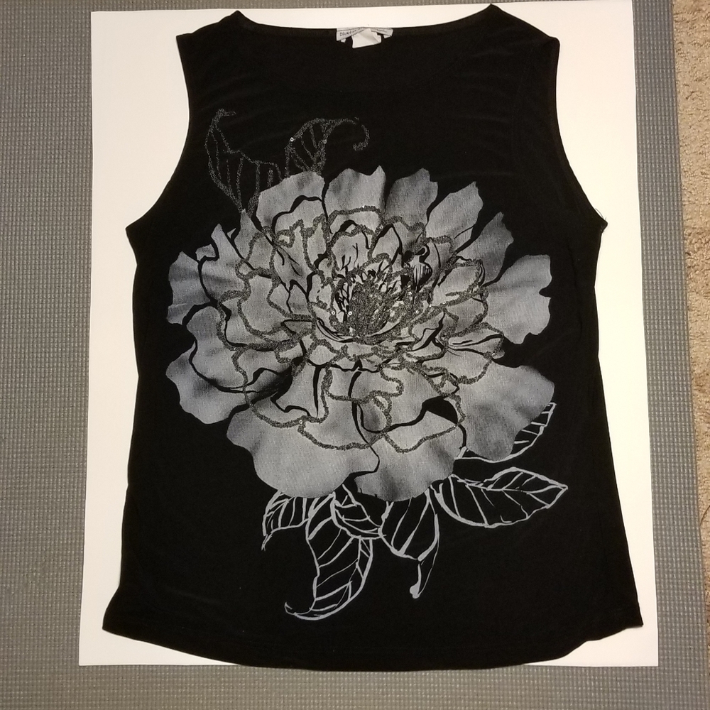 Bleeker and McDougal Floral Tank Shirt - Small